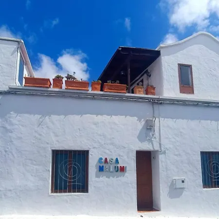 Tatil Evi Casa Malumi - Historisches Stadthaus In Haría